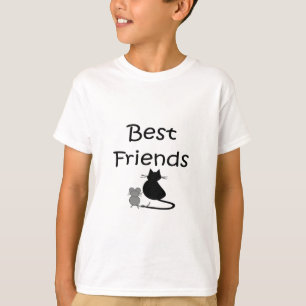 Camiseta Melhores amigos-- Rato e gato