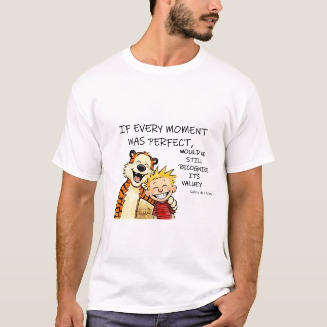 Camiseta Melhores amigos são Calvin e Hobbes (Frente)