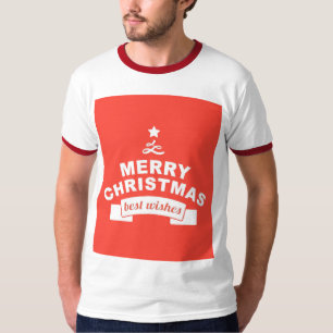 Camiseta Melhores desejos de Natal