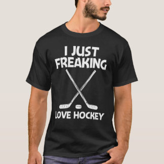 Camiseta Melhores Designs de Hockey Homens Mulheres Jogador