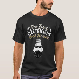 Camiseta Melhores eletricistas que rocham barbas Voltage Li