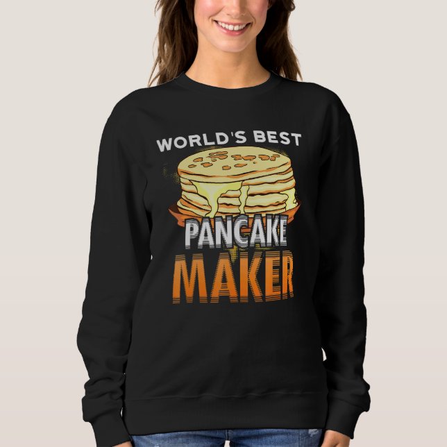 Camiseta Melhores Fazeres Pancake Makers Comida Humor com t (Frente)