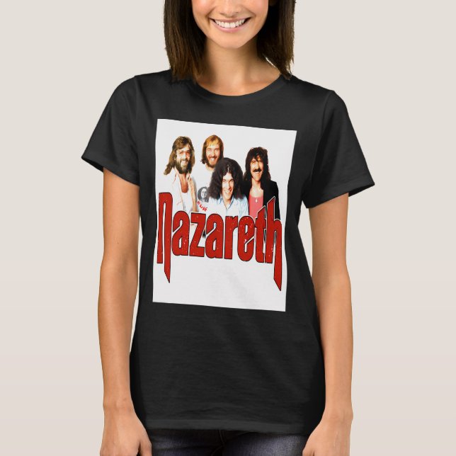 Camiseta Melhores Gêneros da Banda Nazareth Hard Rock Heavy (Frente)