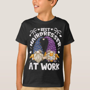 Camiseta Melhores Gnomos De Cabeleireiro Para A Mãe Com Bar
