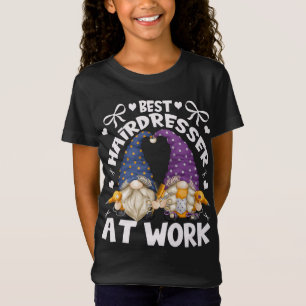 Camiseta Melhores Gnomos De Cabeleireiro Para A Mãe Com Bar