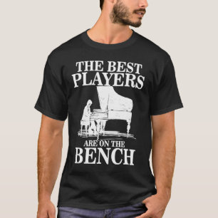 Camiseta Melhores Jogadores No Bench Pianista Players Music