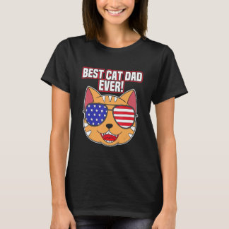 Camiseta Melhores Óculos Patrióticos do Dia da Independênci
