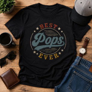 Camiseta Melhores Pais de Todos os Tempos Retro Vintage dia