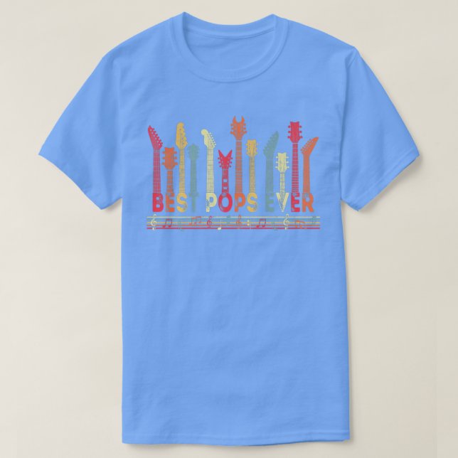 Camiseta Melhores Pop De Lover De Violão Nunca Retroraram P (Frente do Design)