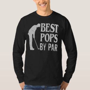 Camiseta Melhores Pop De Par Vintage Pro Golfer Pais D
