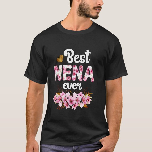 Camiseta Melhores Presentes de Nena Já Para o Dia das Mães  (Frente)