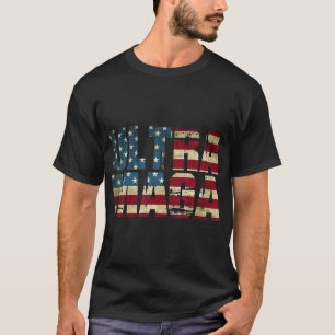 Camiseta Melhores presentes na bandeira americana Anti Joe