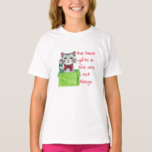 Camiseta Melhores presentes na vida, Purr-fect Cat Lovers K