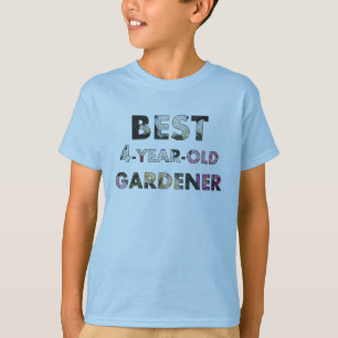 Camiseta Melhores Rosas De Jardineiro De 4 Anos ( © Mira)