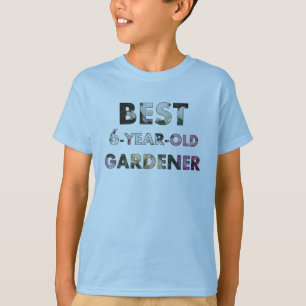 Camiseta Melhores Rosas para Jardineiros de 6 Anos (© Mira)