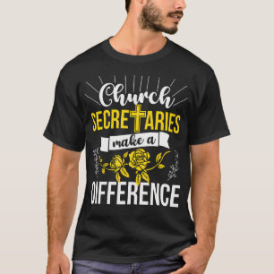 Camiseta Melhores Secretárias da Igreja Secretária da Igrej