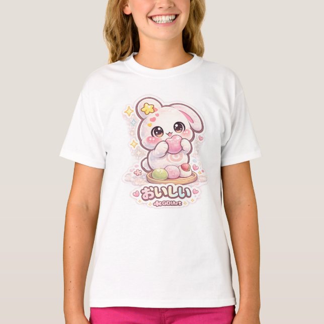 Camiseta Mello o Coelho de Mochi - Delicioso (Frente)
