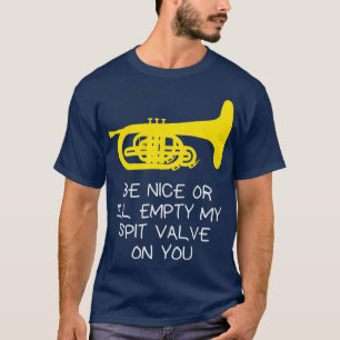 Camiseta Mellofone Engraçado Seja legal ou esvazie minha cu