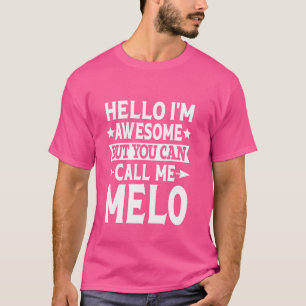 Camiseta Melo Surname Me Chame De Sobrenome Da Equipe Melo