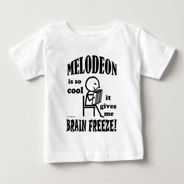 Camiseta Melodeon, Congelamento Cerebral (Frente)