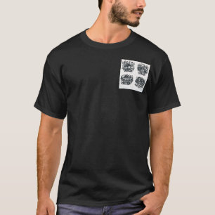 Camiseta Melodia em Monocromo: Arte de Contorno Musical