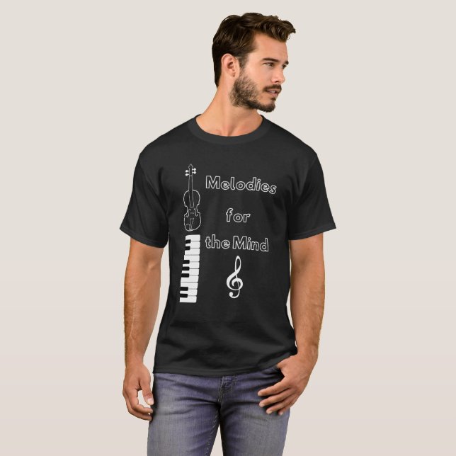 Camiseta Melodias para o MInd (Frente Completa)