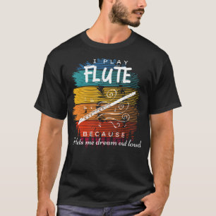 Camiseta Melodias Whimsical: Flutes Dreamy Serenade