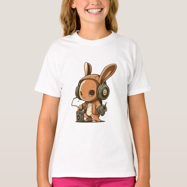 Camiseta Melódico Bunny: Uma Viagem Musical (Frente)