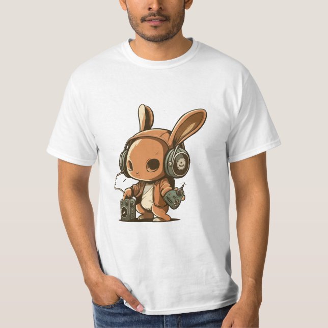 Camiseta Melódico Bunny: Uma Viagem Musical (Frente)