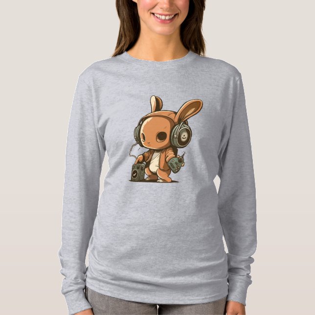 Camiseta Melódico Bunny: Uma Viagem Musical (Frente)