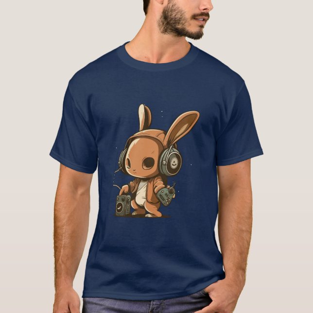 Camiseta Melódico Bunny: Uma Viagem Musical (Frente)