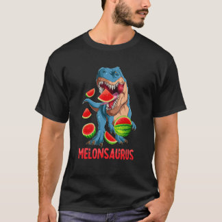 Camiseta Melonsaurus Watermelon Dinosaur Summer Tropical Fr