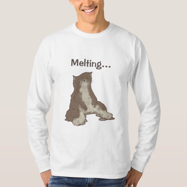 Camiseta Melting Cat (Frente)