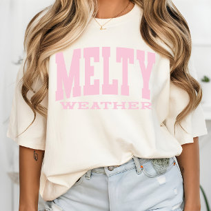 Camiseta Melty Weather Summer Vibes Shirt, Férias de Praia