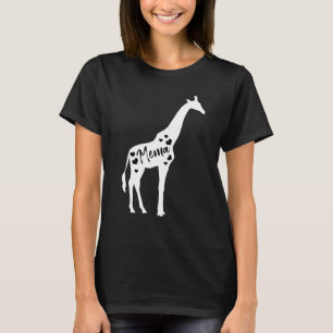 Camiseta Mema Giraffe Avós Day Safari Zoo Avô