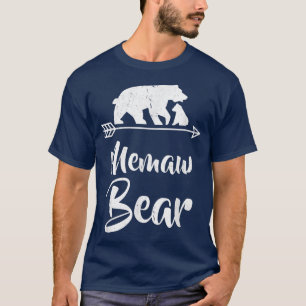 Camiseta Memaw Bear Matching Family Christmas Costume