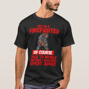Camiseta Membro da Brigada de Incêndios das Bombas de Bombe