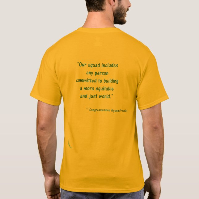 Camiseta Membro da diversidade do pelotão (Verso)