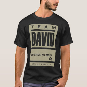 Camiseta Membro da Equipe David Lifetime