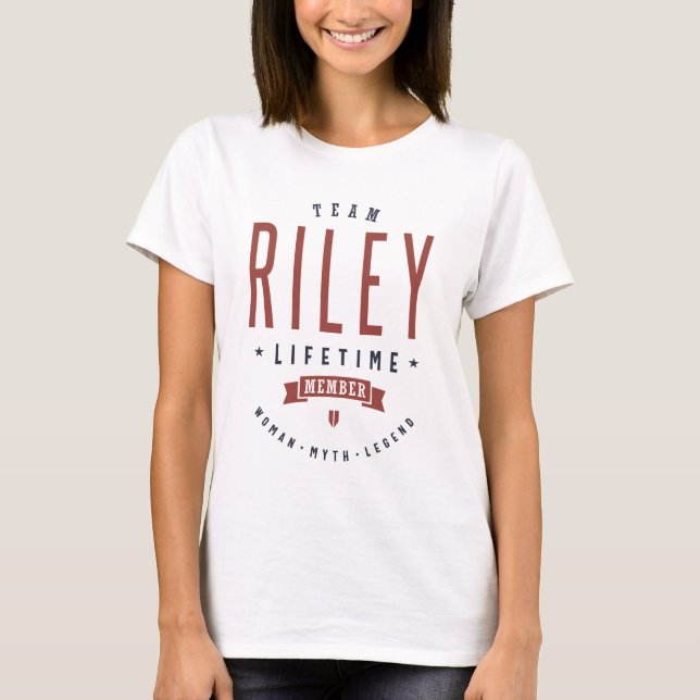 Camiseta Membro da Equipe Riley Lifeitme (Frente)