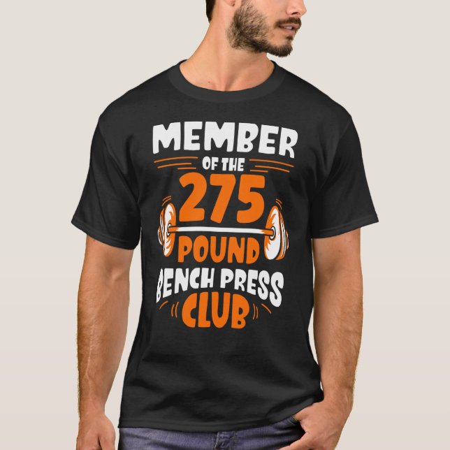 Camiseta Membro Da Força Do Clube De Imprensa Bench De 275  (Frente)