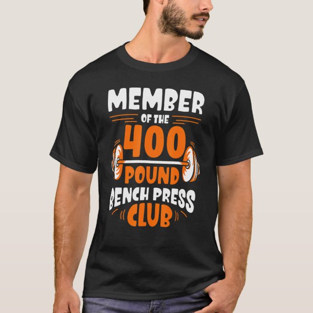 Camiseta Membro Da Força Do Clube De Imprensa Bench De 400  (Frente)