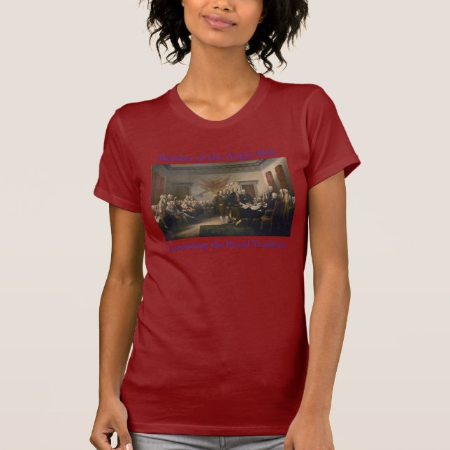 Camiseta Membro da multidão irritada (Frente)