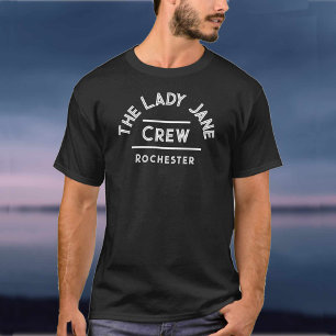 Camiseta Membro da tripulação de barco ou iate