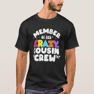 Camiseta Membro Da Tripulação Louca De Primo