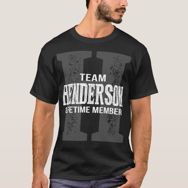 Camiseta Membro da Vida da Equipe HENDERSON (Frente)