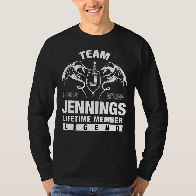 Camiseta Membro da Vida da Equipe Jennings (Frente)