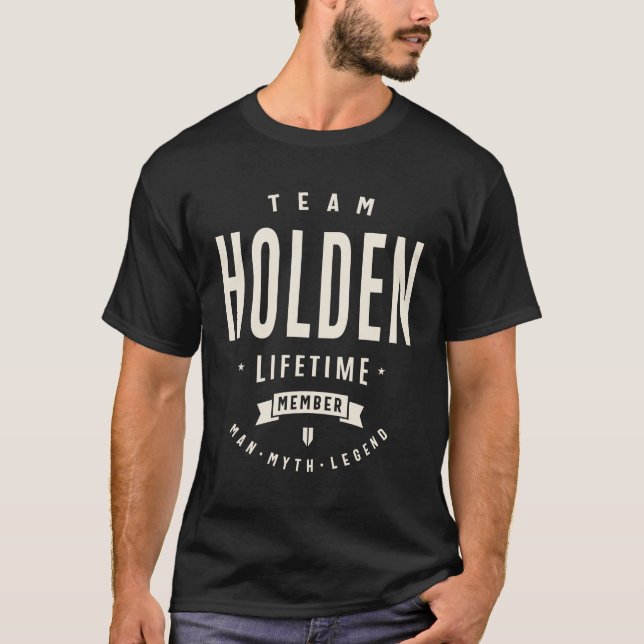 Camiseta Membro da vida útil do Team Holden (Frente)