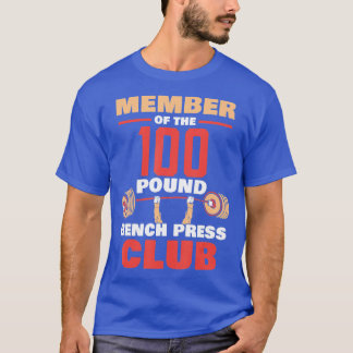 Camiseta Membro Do Bench Press Club Resistth G, 100 Quilos