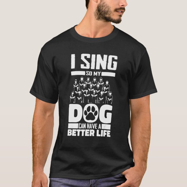 Camiseta Membro do Choirmaster - Singer Choir Singer (Frente)